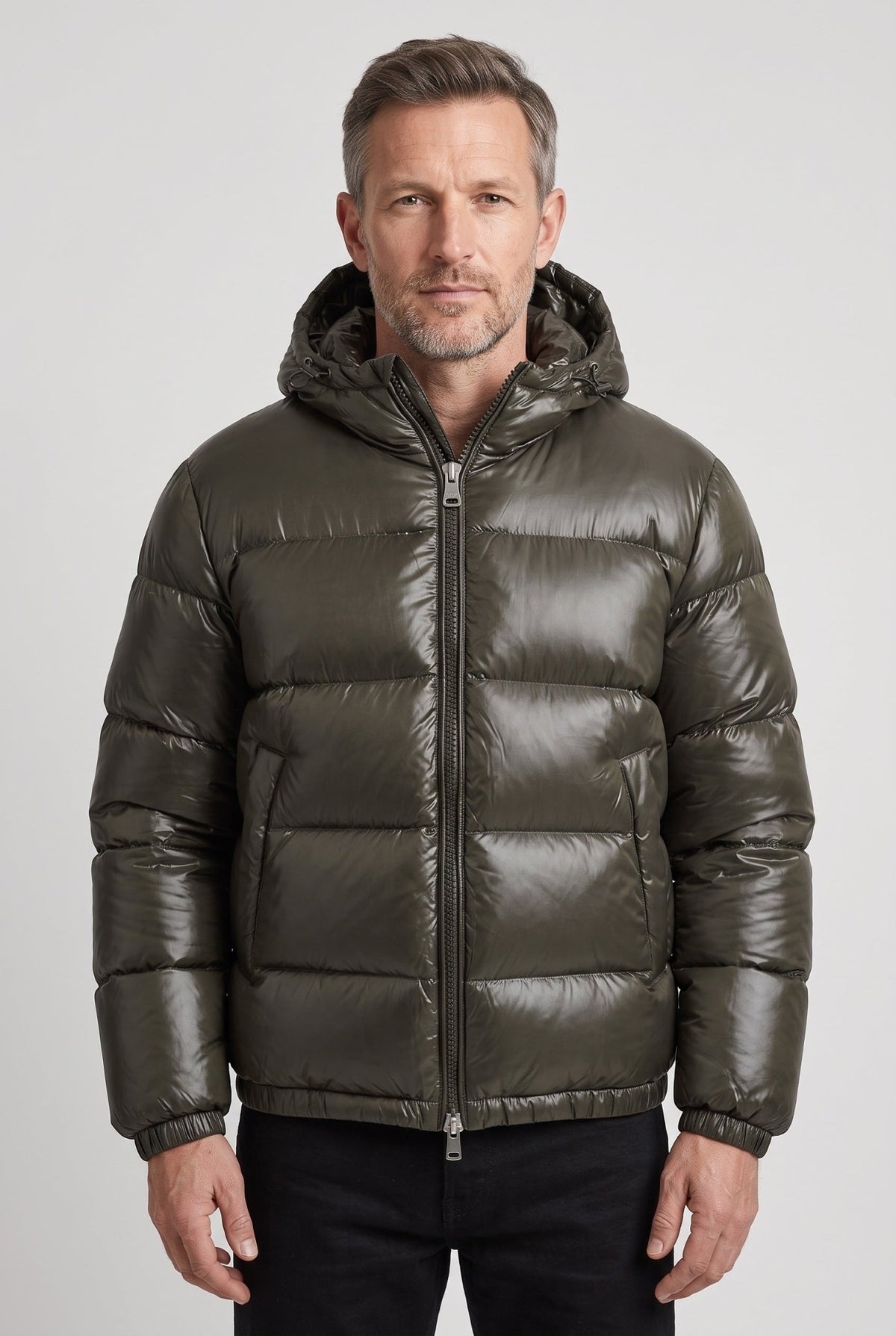 Men's Hooded Quilted Winter Jacket - Harren Cole