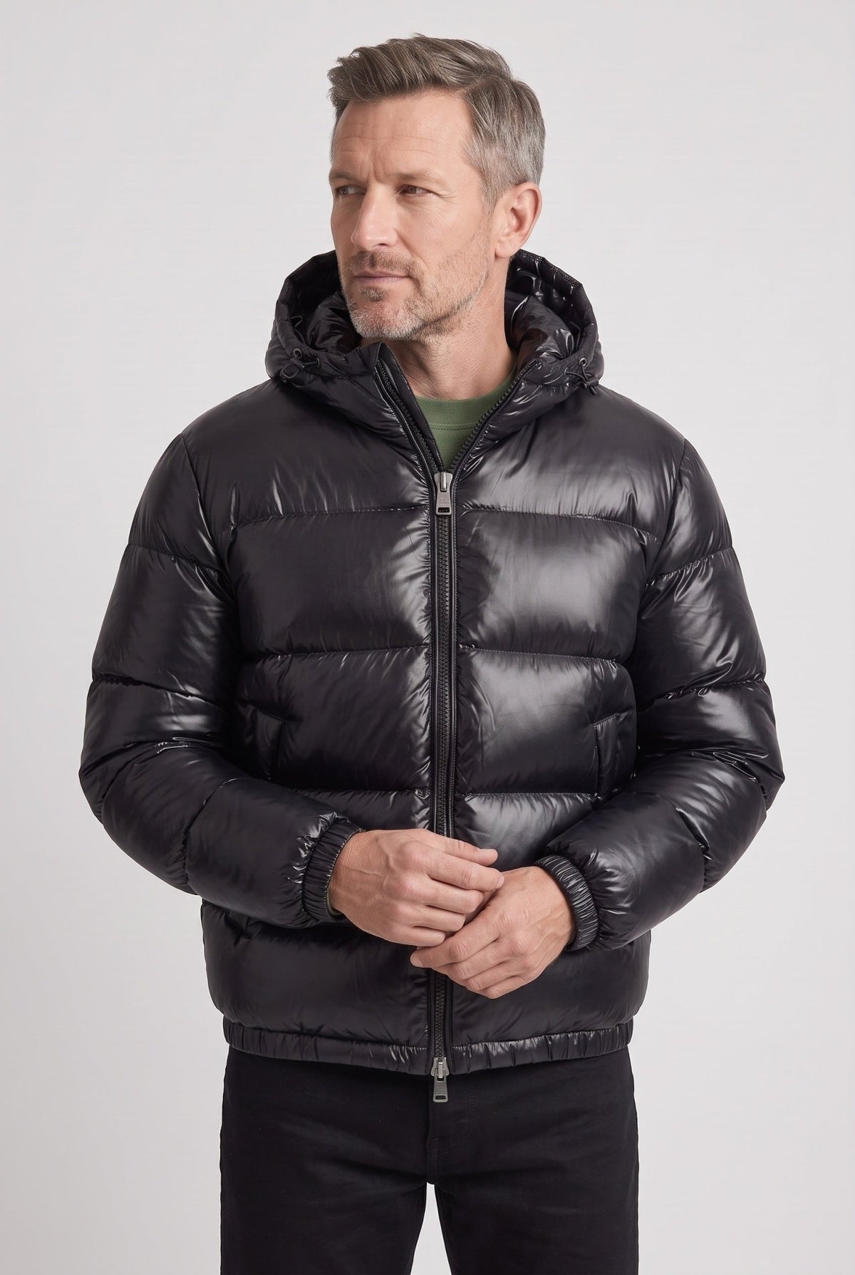 Men's Hooded Quilted Winter Jacket - Harren Cole
