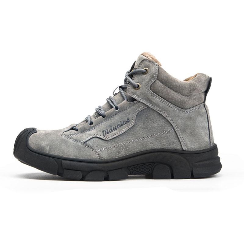 Men's Insulated Safety Work Shoes Gray - Harren Cole