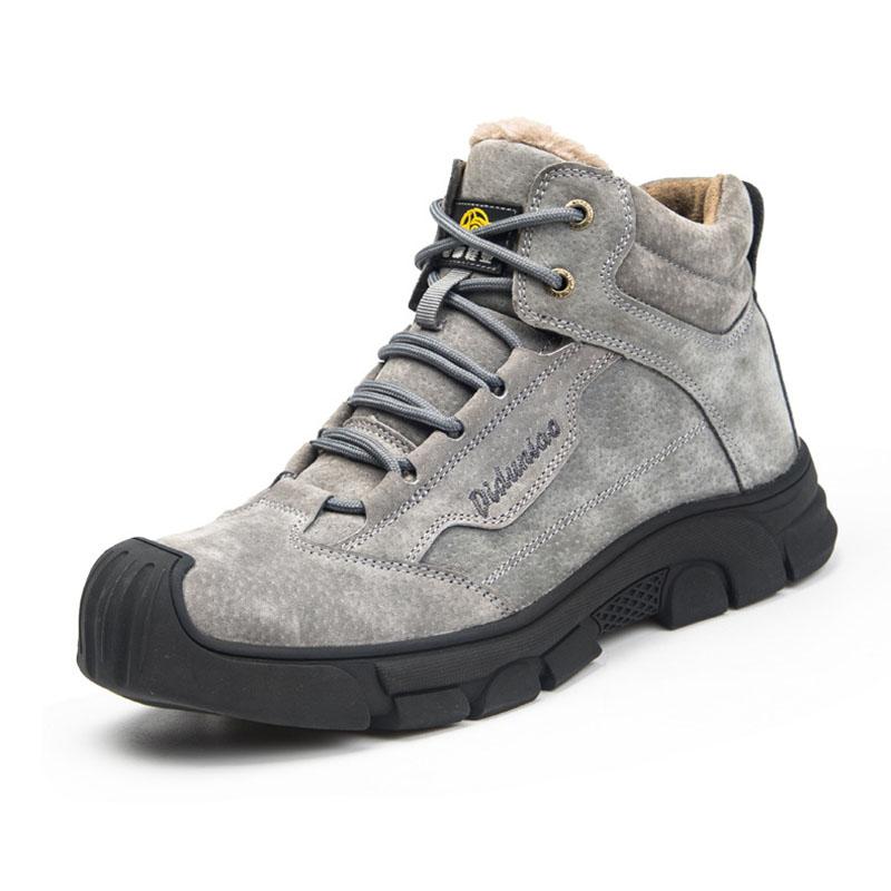 Men's Insulated Safety Work Shoes Gray - Harren Cole