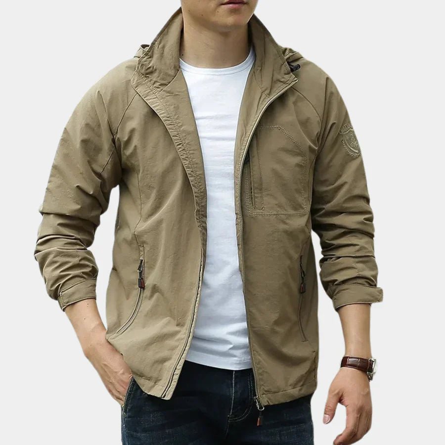 Men's Lightweight Breathable Cargo Jacket - Harren Cole