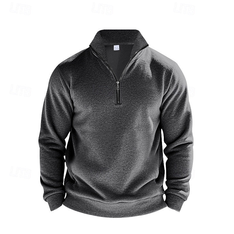 Men's Lightweight Quarter Zip Sweater - Harren Cole