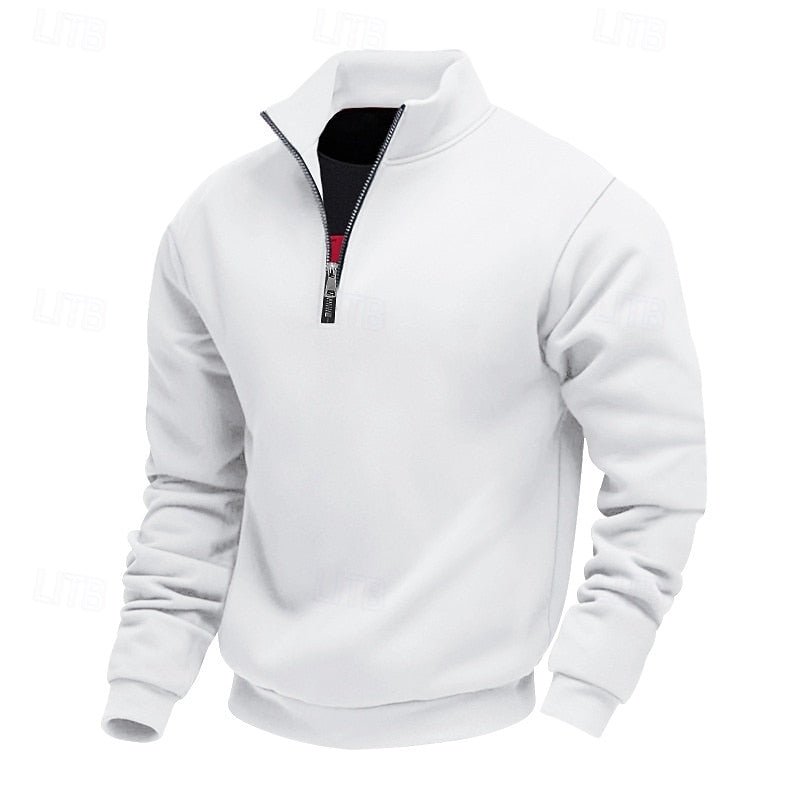 Men's Lightweight Quarter Zip Sweater - Harren Cole