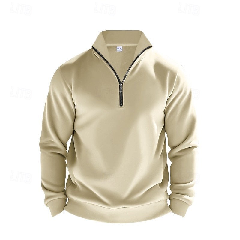 Men's Lightweight Quarter Zip Sweater - Harren Cole
