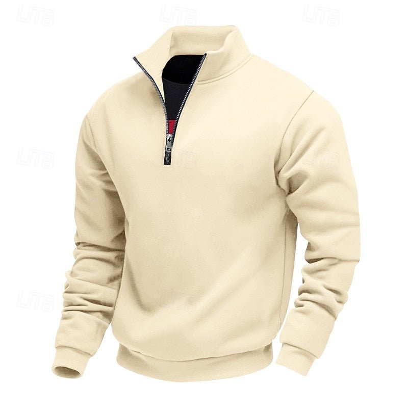 Men's Lightweight Quarter Zip Sweater - Harren Cole