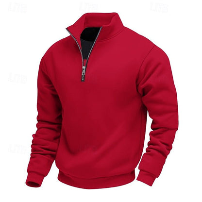 Men's Lightweight Quarter Zip Sweater - Harren Cole