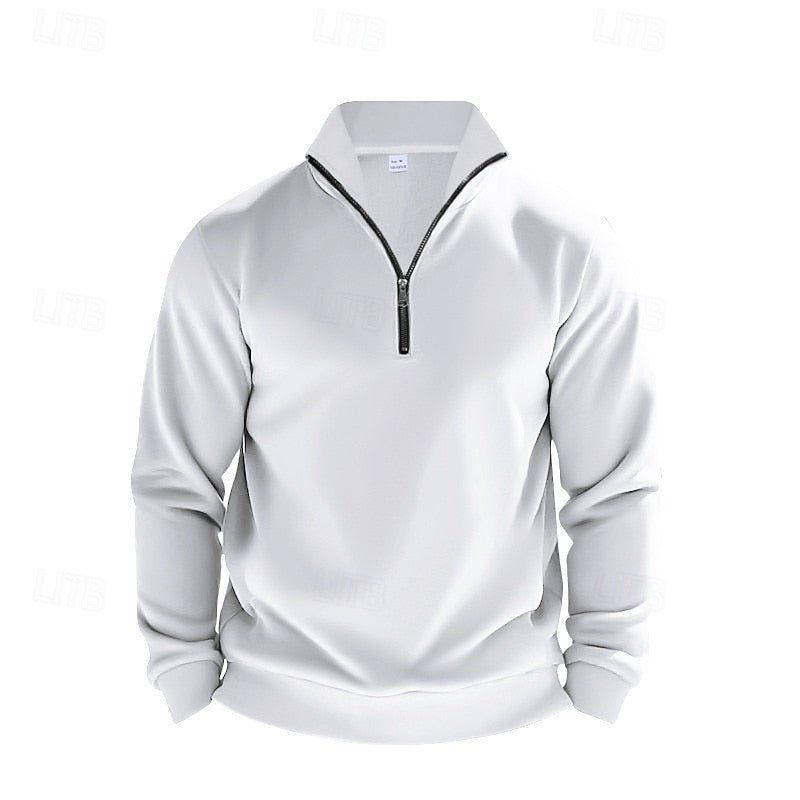 Men's Lightweight Quarter Zip Sweater - Harren Cole