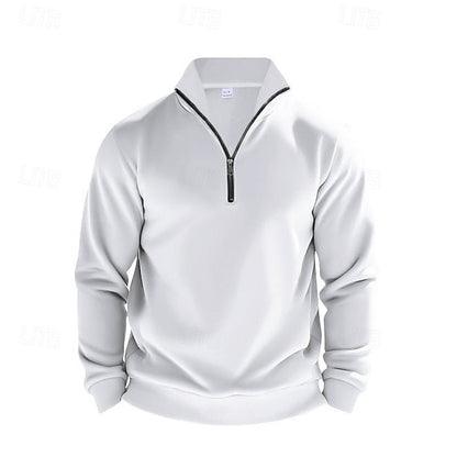 Men's Lightweight Quarter Zip Sweater - Harren Cole