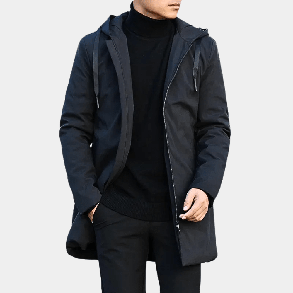 Men's Lined Raincoat Classic Fit - Harren Cole