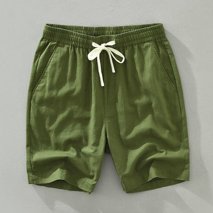 Men's Linen Islander Shorts Casual Summer Beachwear - Harren Cole