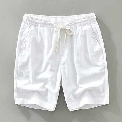 Men's Linen Islander Shorts Casual Summer Beachwear - Harren Cole