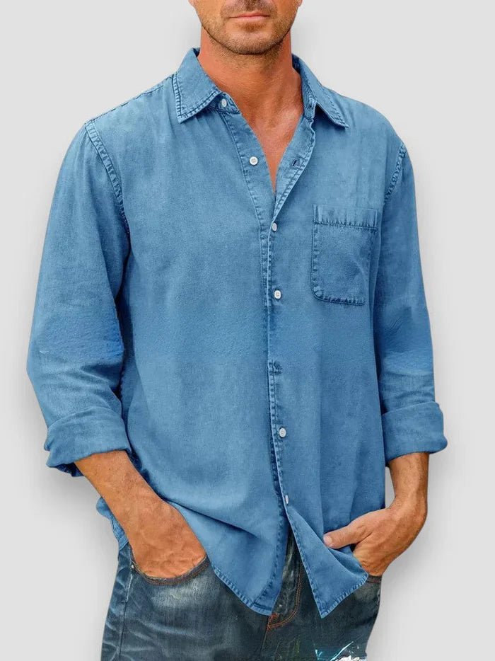 Men’s Long Sleeve Casual Shirt - Harren Cole