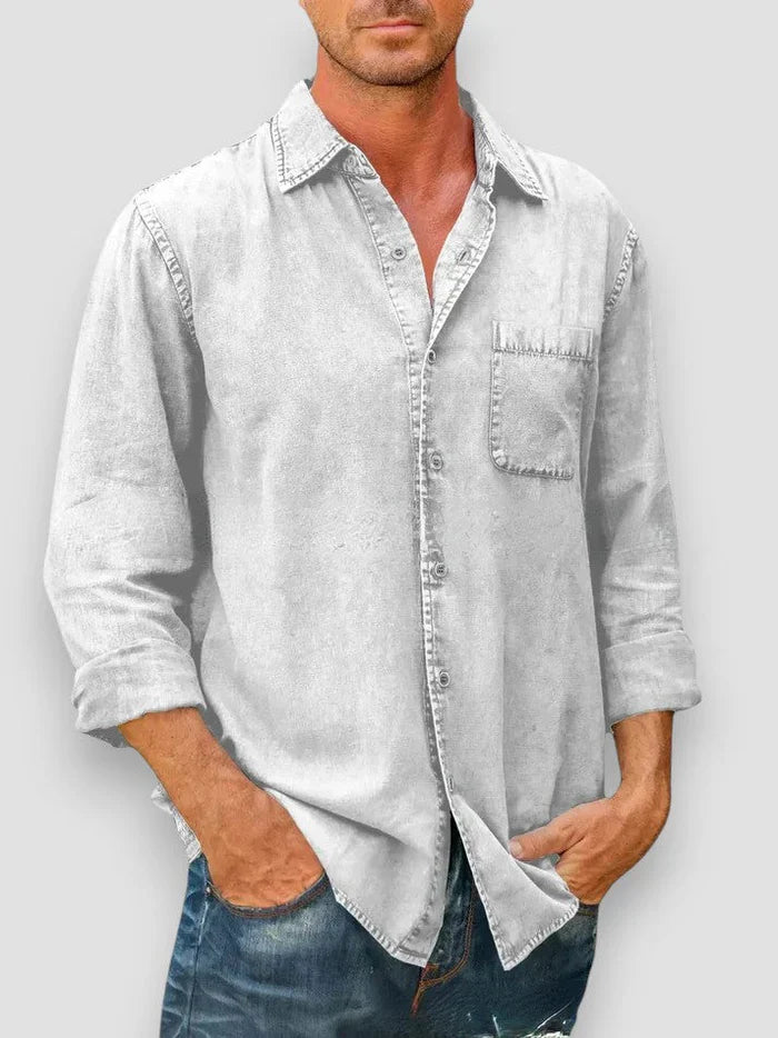Men’s Long Sleeve Casual Shirt - Harren Cole