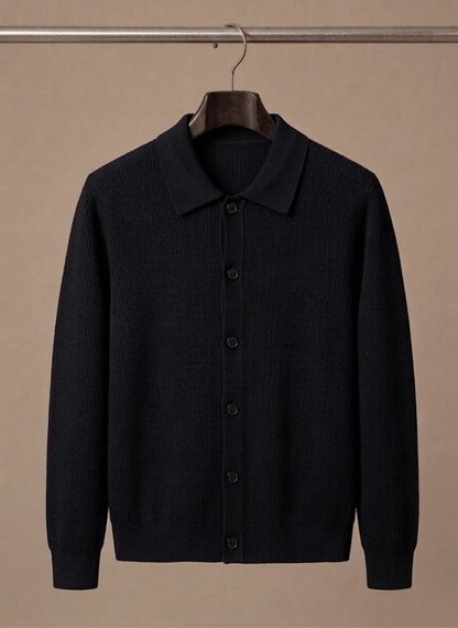 Men's Long-Sleeve Relaxed-Fit Cardigan - Harren Cole
