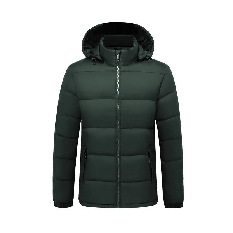 Men's Padded Hooded Jacket Winter Coat - Harren Cole