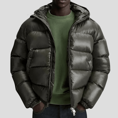 Men's Quilted Hooded Winter Jacket - Harren Cole