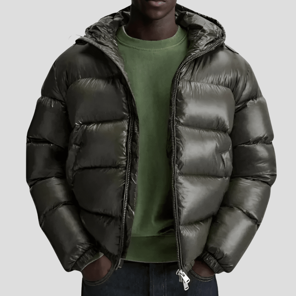 Men's Quilted Hooded Winter Jacket - Harren Cole