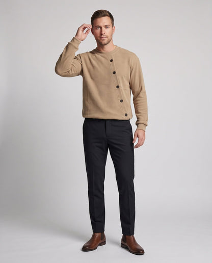 Men's Scarf-Sleeve Shirt Modern Design - Harren Cole