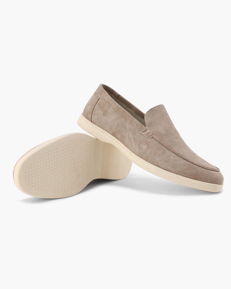 Men's Suede Loafers Slip - On Business Shoes - Harren Cole