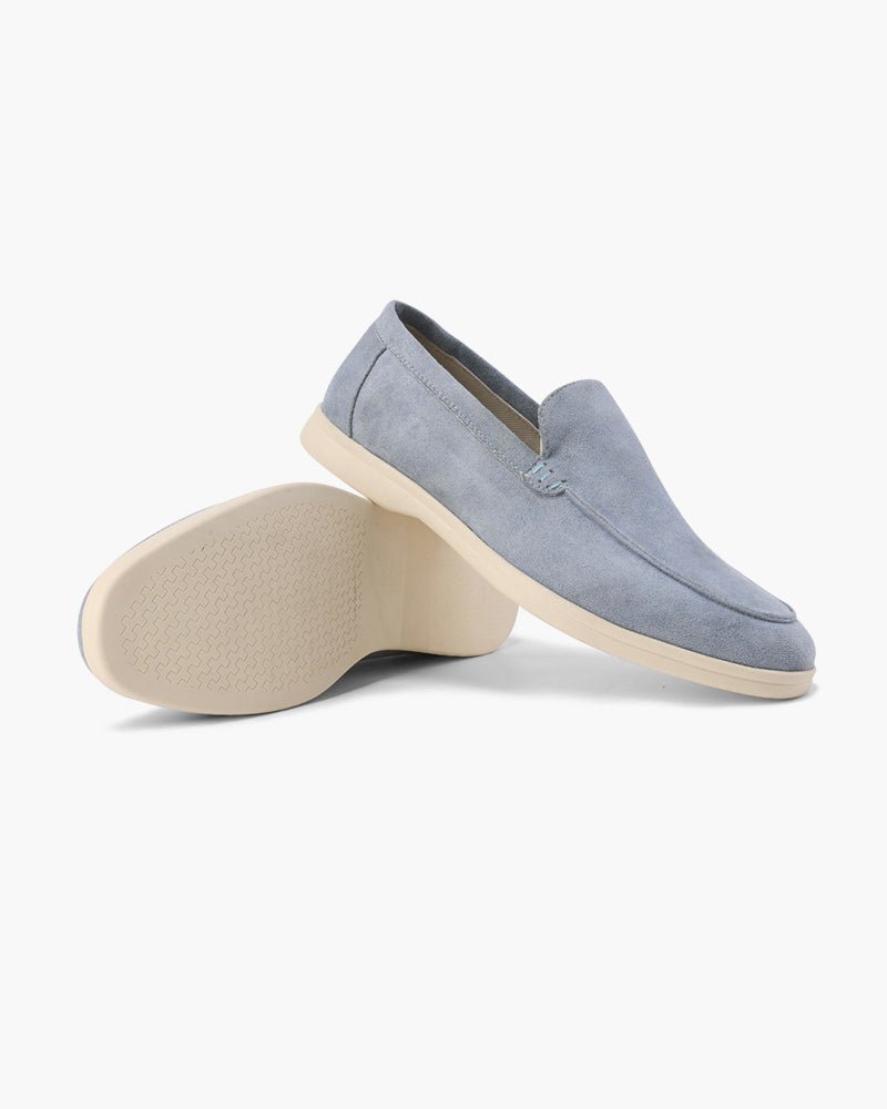 Men's Suede Loafers Slip - On Business Shoes - Harren Cole