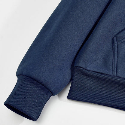 Men's Textured Contrast Panel Hoodie - Harren Cole