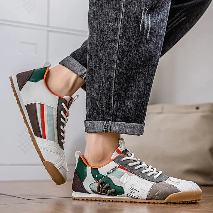 Men's Trail Sneakers Suede Mesh Athletic - Harren Cole