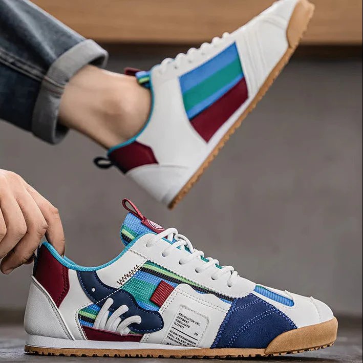 Men's Trail Sneakers Suede Mesh Athletic - Harren Cole