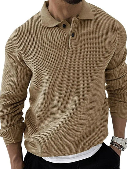 Men's Urban Slim Fit Knit Sweater with Shawl Collar - Harren Cole