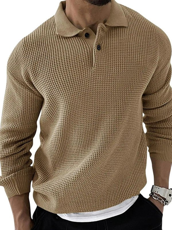 Men's Urban Slim Fit Knit Sweater with Shawl Collar - Harren Cole