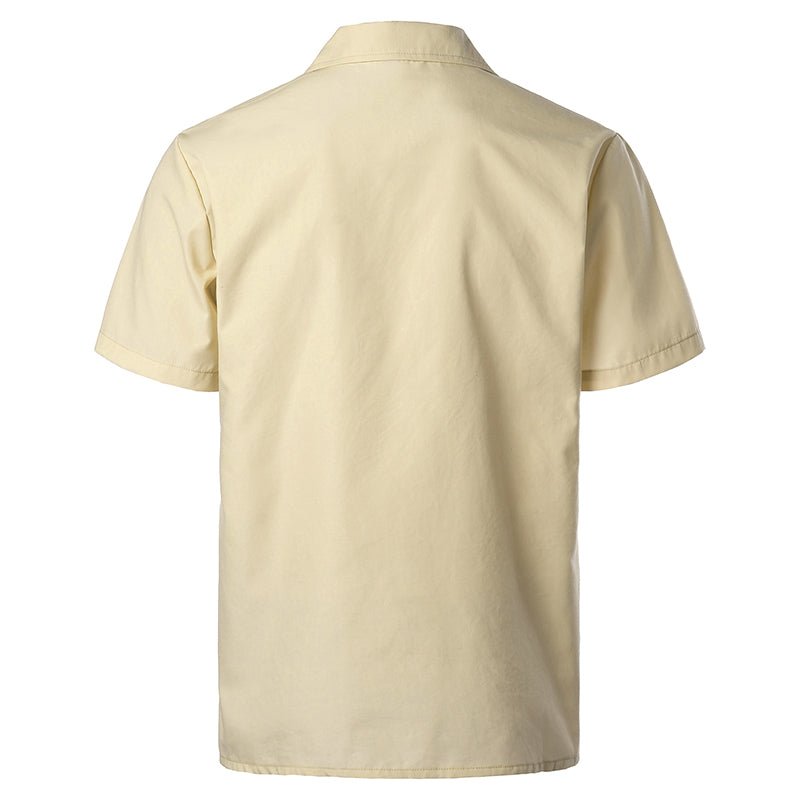 Men’s Vintage - Inspired Short - Sleeve Shirt - Harren Cole