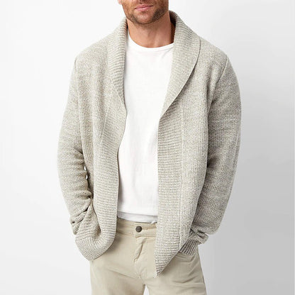 Men's Wool Knit Cardigan Sweater - Harren Cole