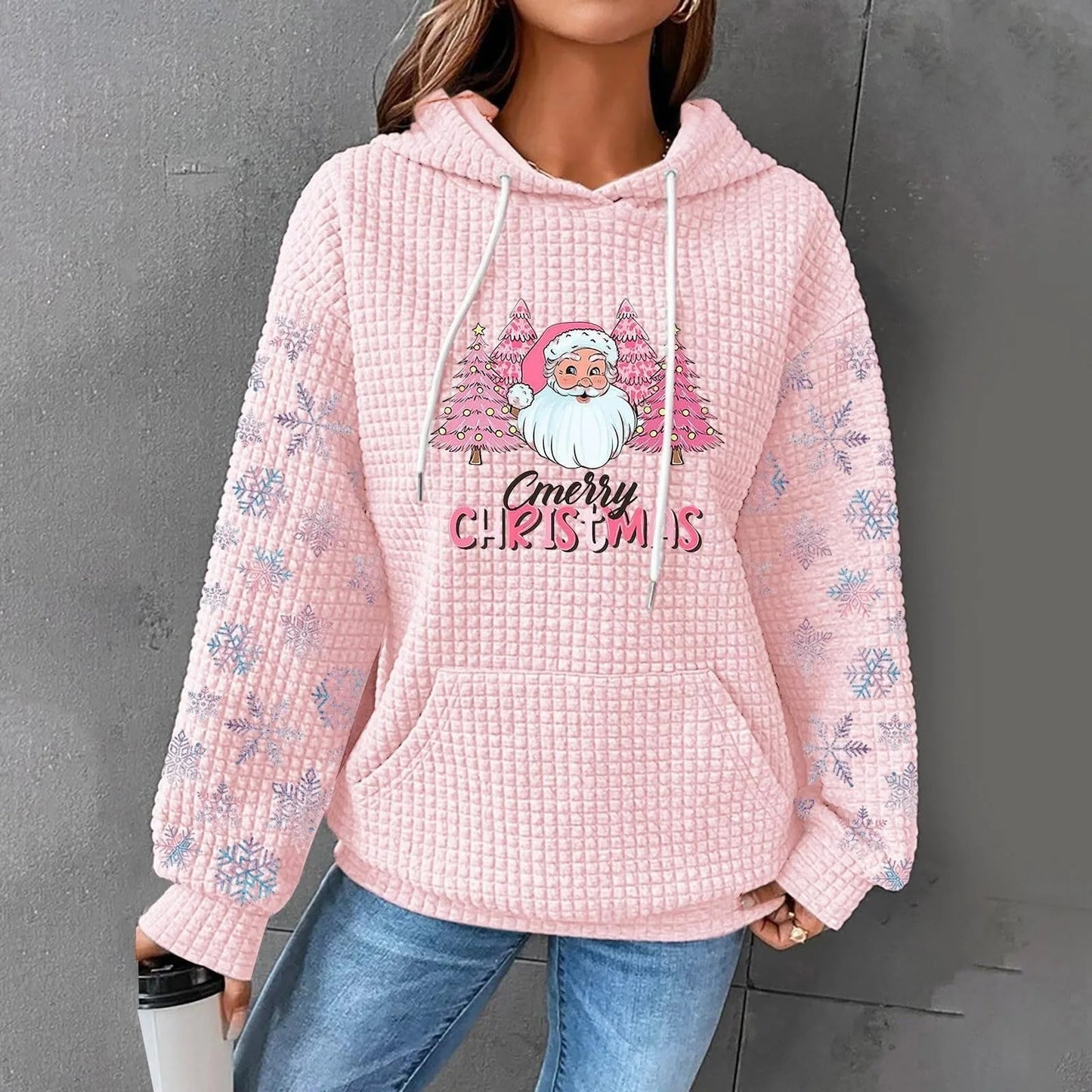 MerryHoodie - Weihnachten Drucken Kapuzenpulli - Livezo