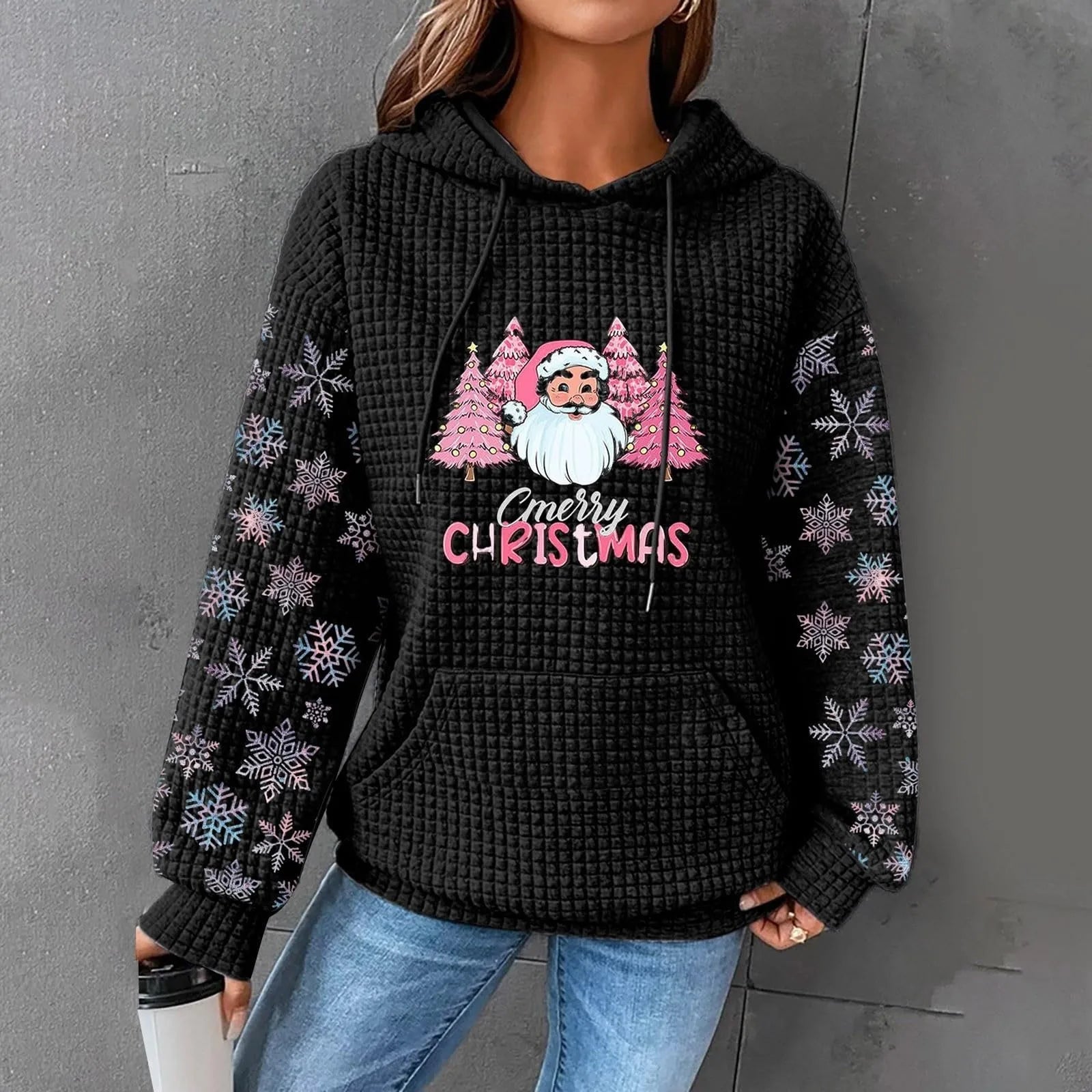MerryHoodie - Weihnachten Drucken Kapuzenpulli - Livezo