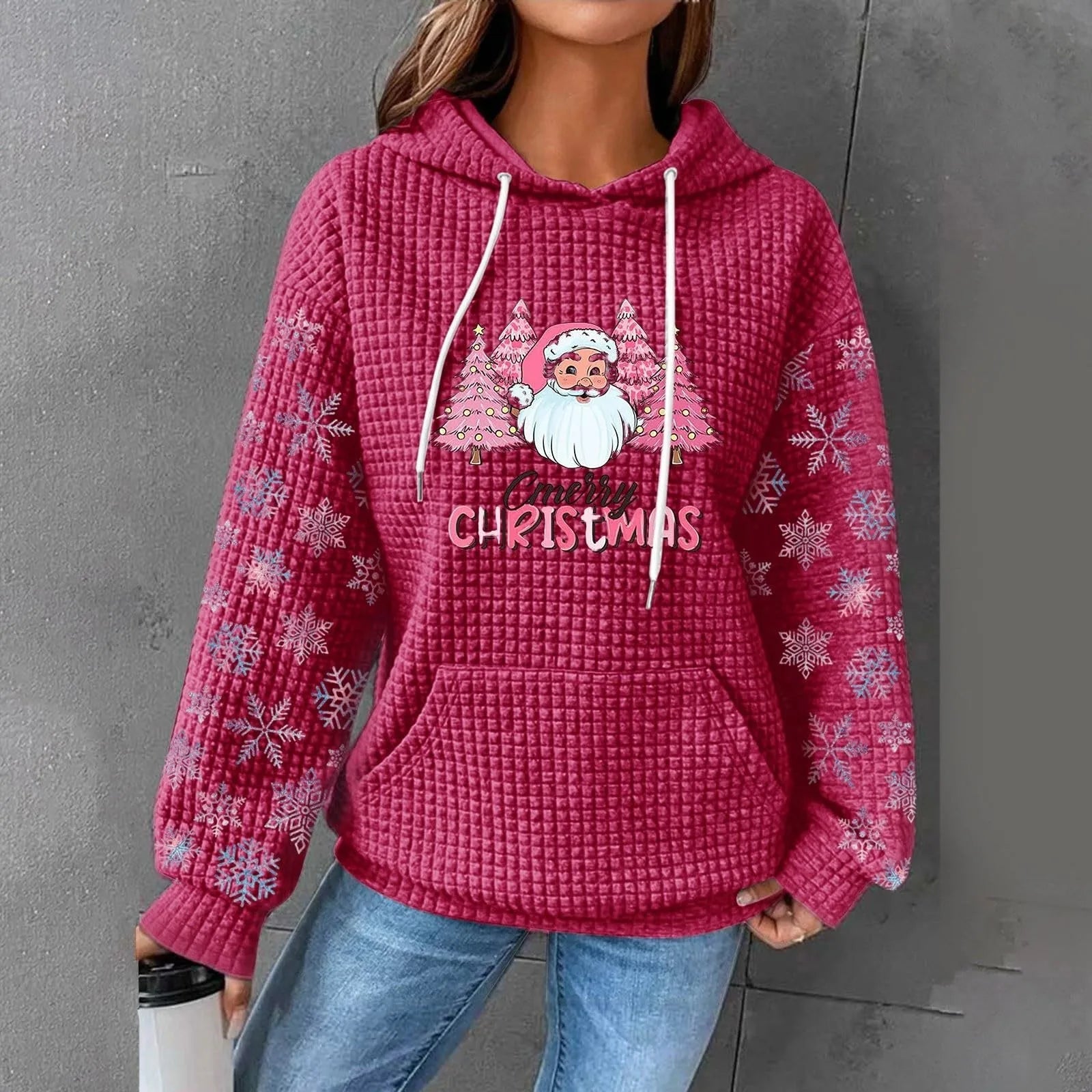 MerryHoodie - Weihnachten Drucken Kapuzenpulli - Livezo