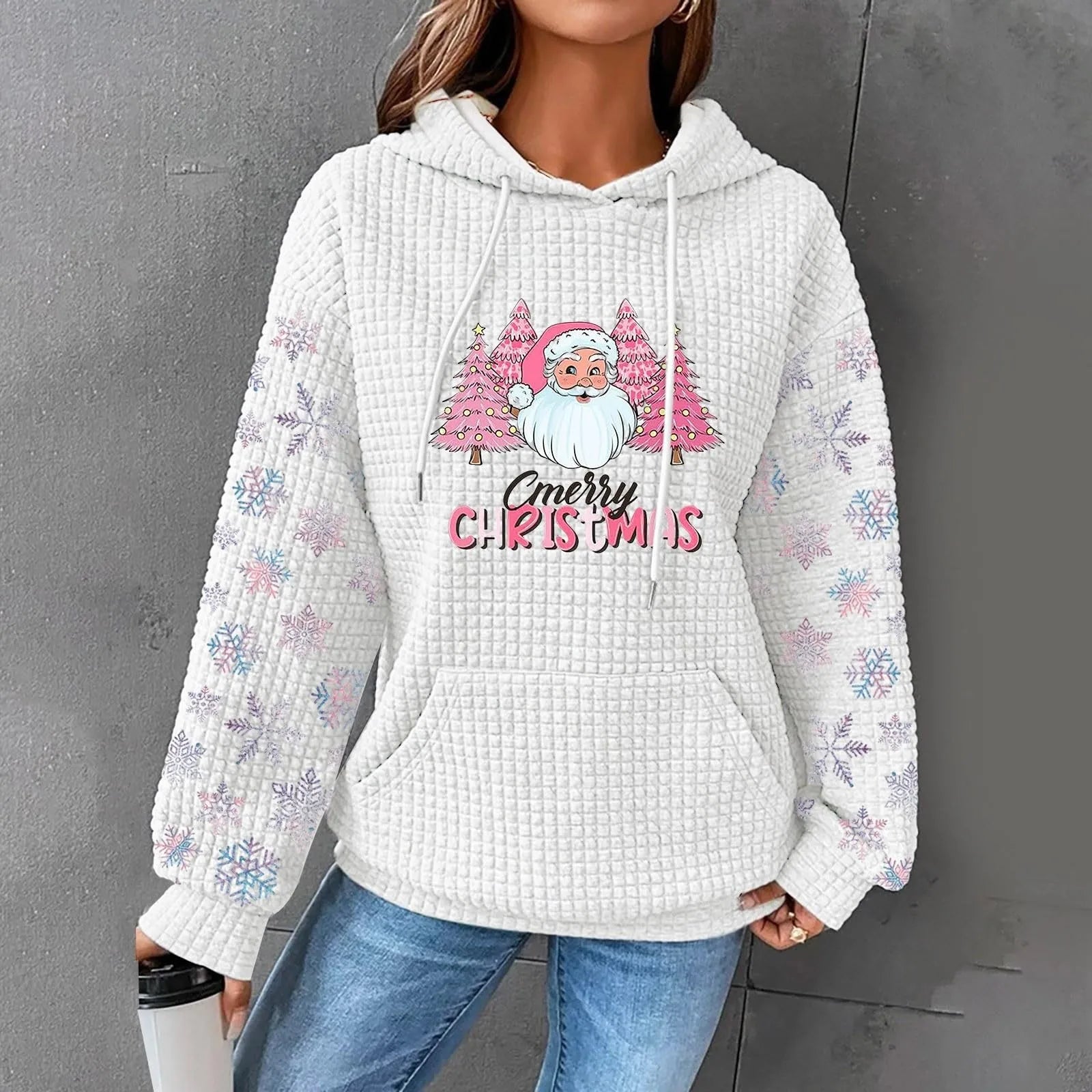 MerryHoodie - Weihnachten Drucken Kapuzenpulli - Livezo