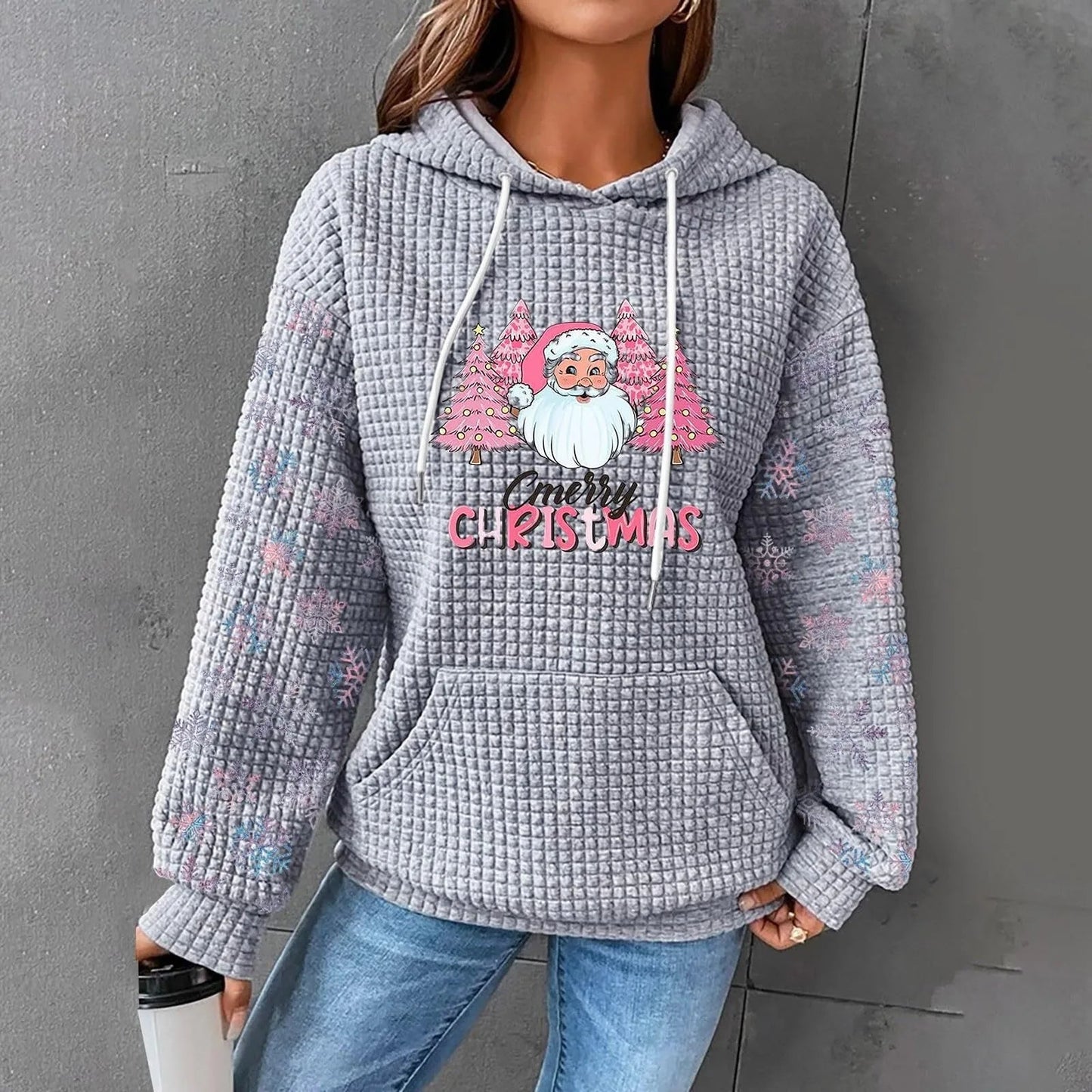 MerryHoodie - Weihnachten Drucken Kapuzenpulli - Livezo