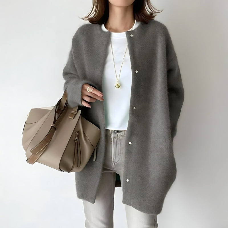 Mila - Strickjacke mit Knopfleiste - Livezo