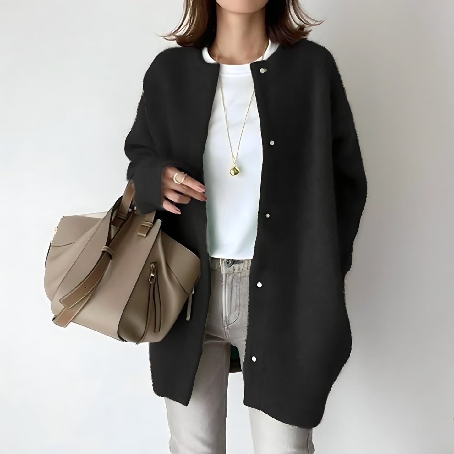 Mila - Strickjacke mit Knopfleiste - Livezo