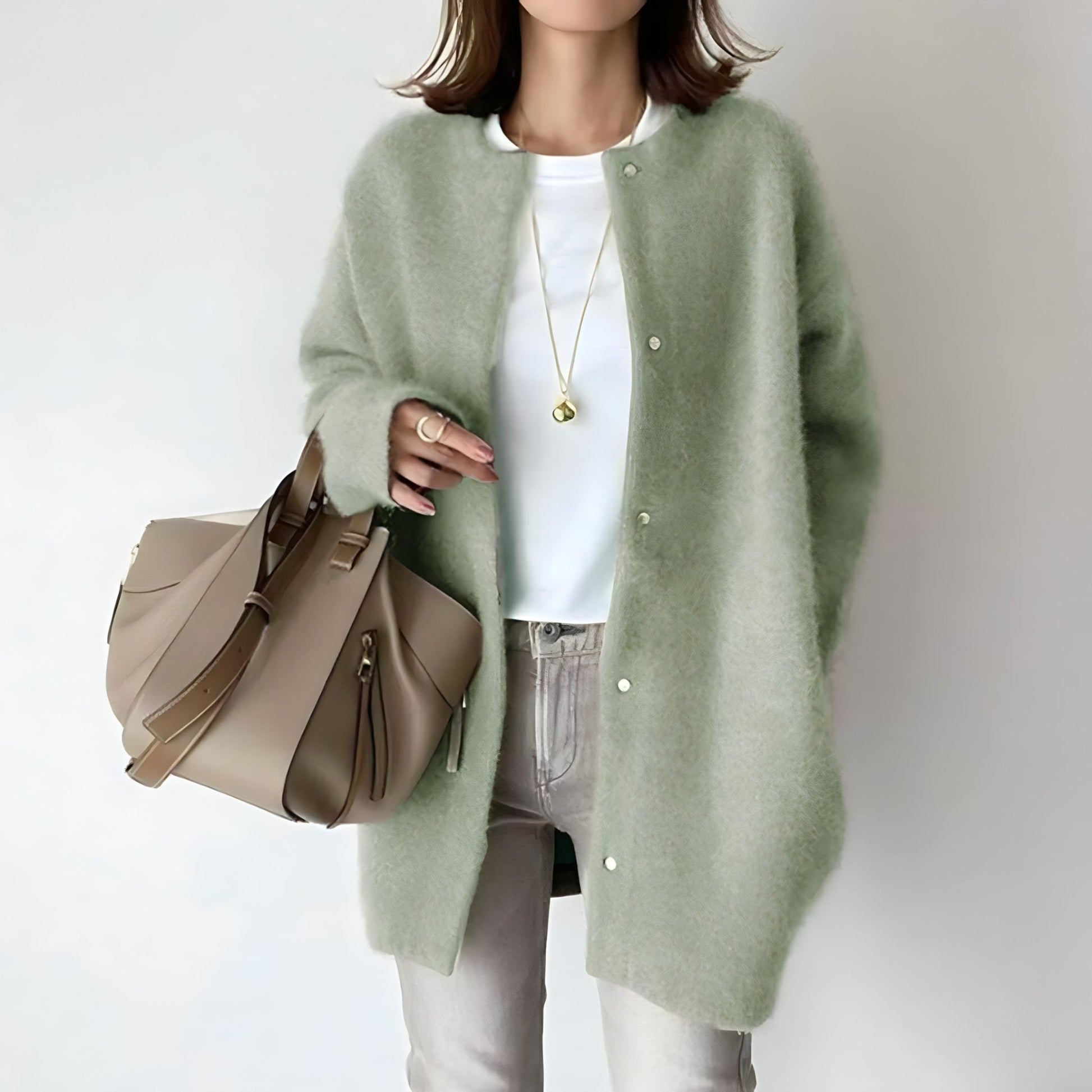 Mila - Strickjacke mit Knopfleiste - Livezo