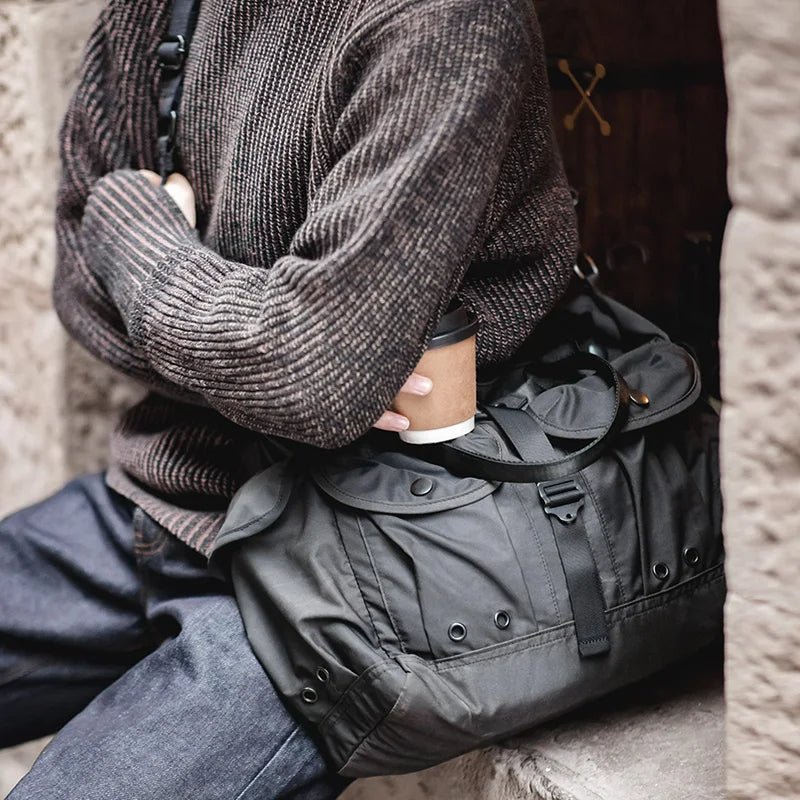 Military - Inspired Utility Shoulder Bag - Harren Cole
