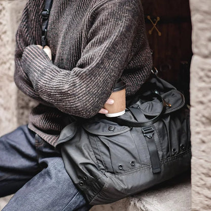 Military - Inspired Utility Shoulder Bag - Harren Cole