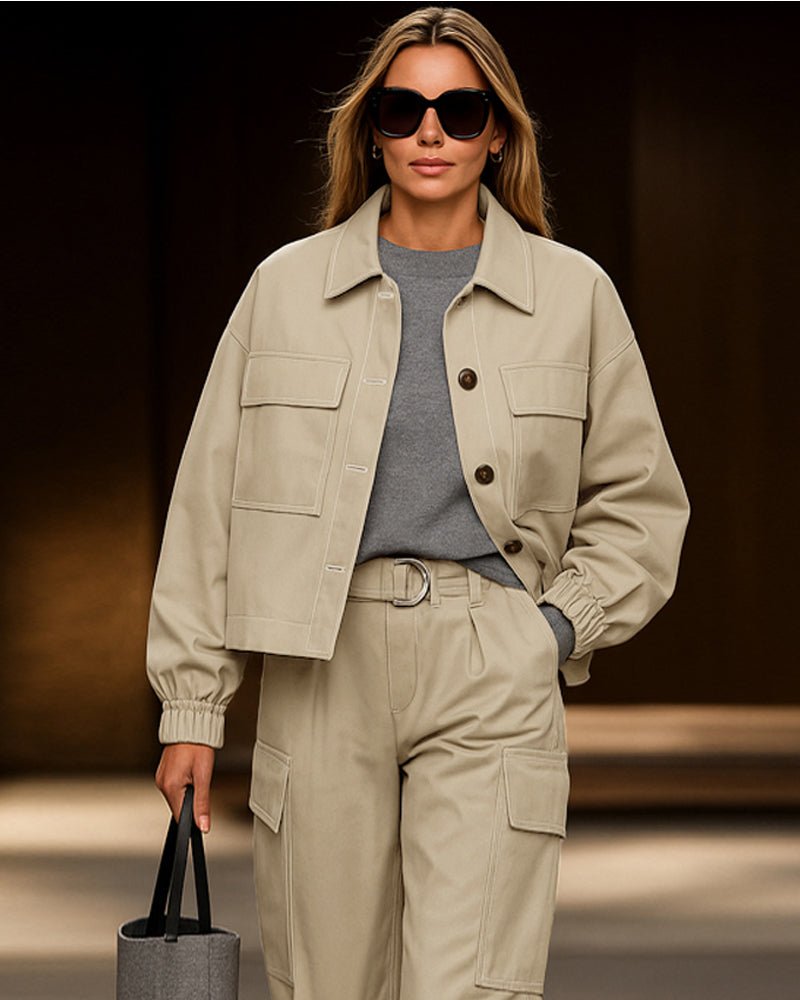 Moderne Utility - Transportjacke und Hose Set - Livezo