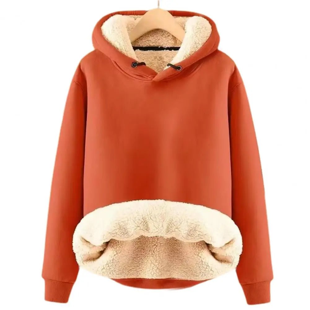 Niki - Sherpa Fleece Jacke mit Kapuze - Livezo