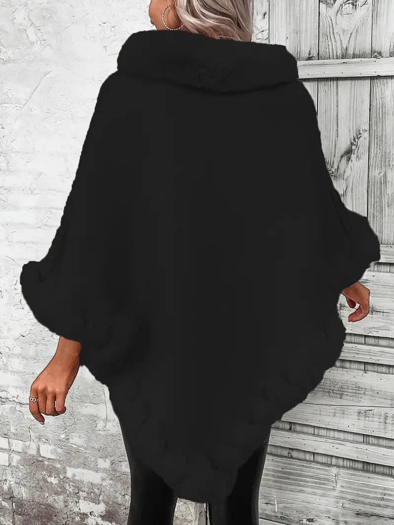 Nikoline - Luxuriöser Warmer Pullover mit Pelzbesatz - Livezo