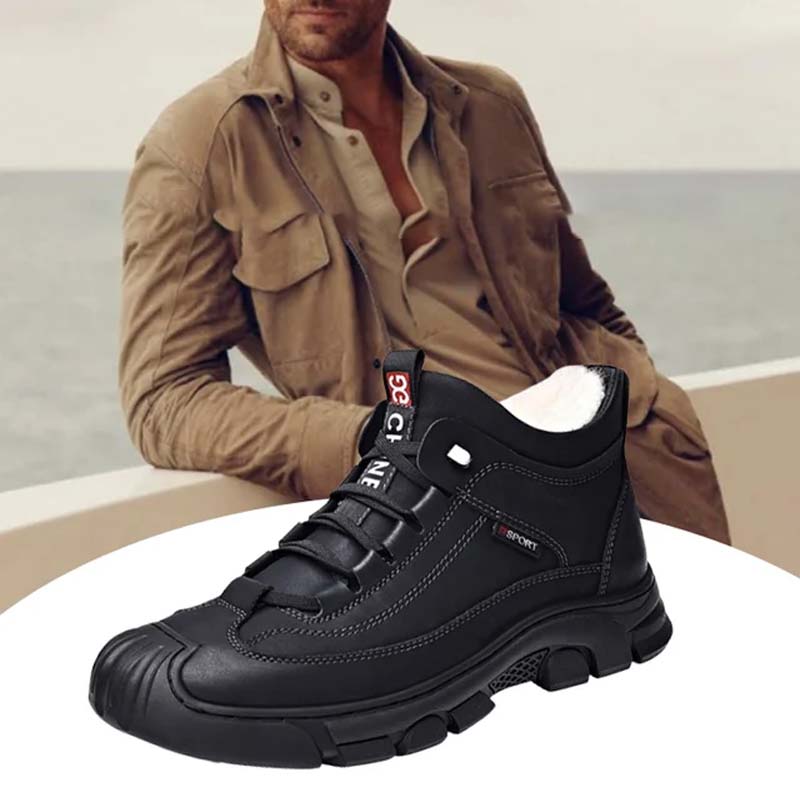 Noa - Herrenstiefel mit warmem Fleecefutter - Livezo