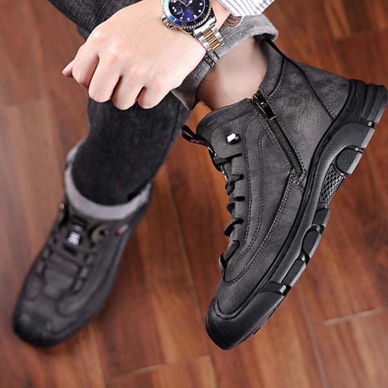 Noa - Herrenstiefel mit warmem Fleecefutter - Livezo