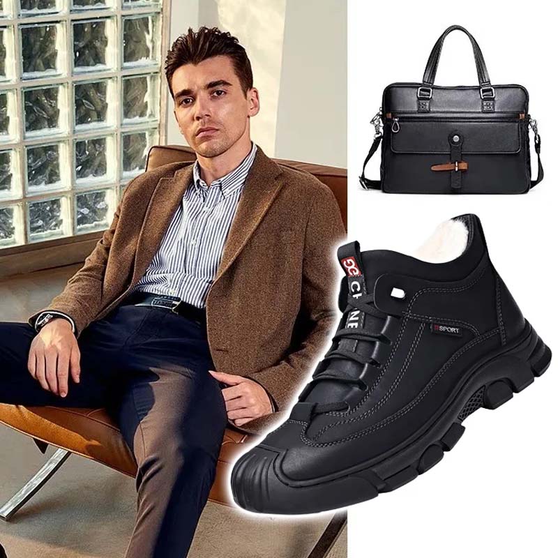 Noa - Herrenstiefel mit warmem Fleecefutter - Livezo