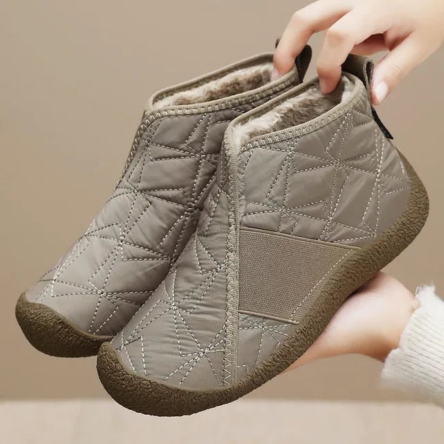 Noor – Gepolsterte Winter - Boots mit Steppdesign - Livezo