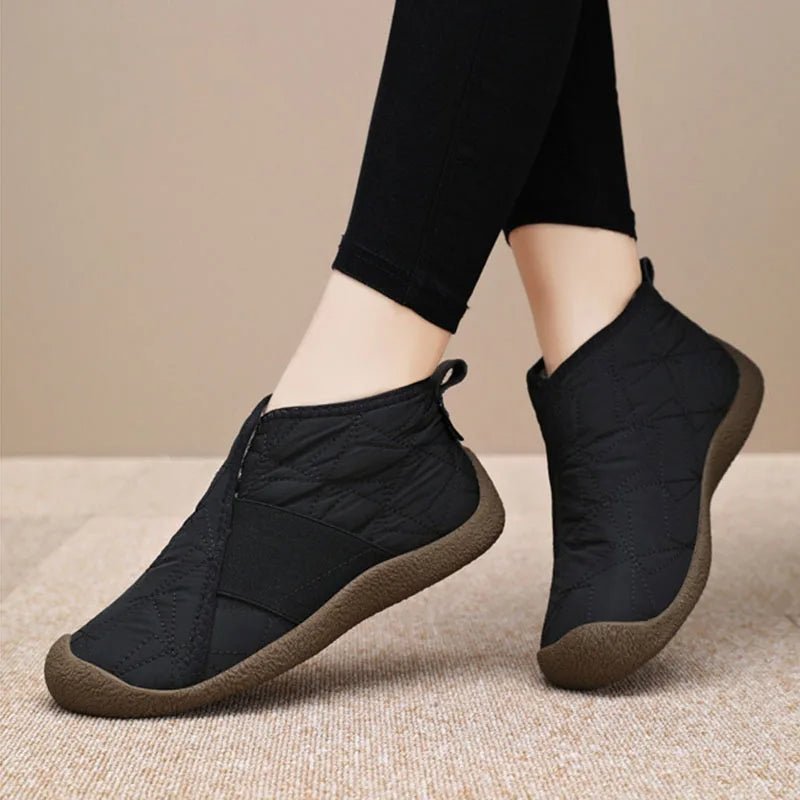 Noor – Gepolsterte Winter - Boots mit Steppdesign - Livezo