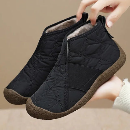 Noor – Gepolsterte Winter - Boots mit Steppdesign - Livezo
